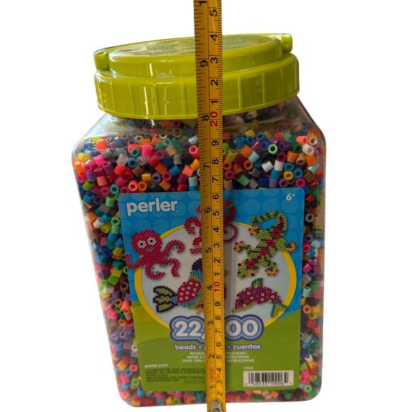 PERLER BEADS ONLY open container multicolored refills up to 22,000 beads ages 6+ - Picture 4 of 5